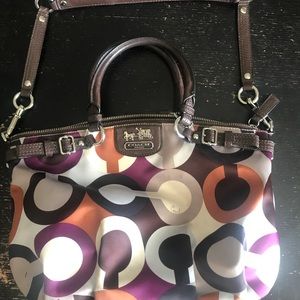 Coach Madison graphic op art Sophia Sachel